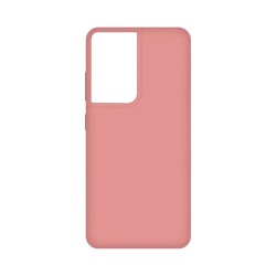 Capa de Silicone para Samsung Galaxy S21 Ultra Rosa Capa de Silicone para Samsung Galaxy S21 Ultra Rosa